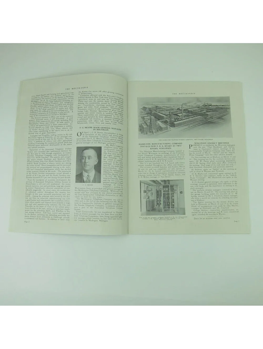 Trade Magazine Mouth-Piece Associated Telephone Utilities System Vintage 1931
